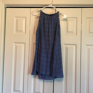 Sleeveless top with embroidered details